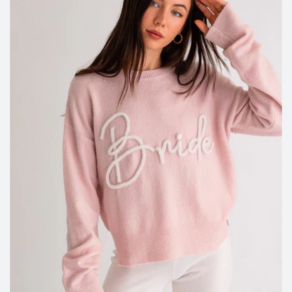 Glittery Bride Sweater